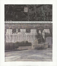 JAVACHEFF CHRISTO Wrapped Reichstag, Project for Berlin, 1985 - £194.94 GBP