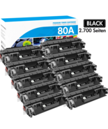 8X CF280A Toner For HP 80A CF280X 80X LaserJet Pro 400 M401n M401dn MFP ... - $1,014.64 MXN