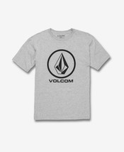 Volcom Mens Crisp Stone Short Sleeve T-Shirt,Heather Gray,Medium - £31.13 GBP