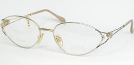 Vintage EBM 1286 Sb Plata/Oro / Azul 23Ct. Chapado en Oro Gafas 54-17-130mm - £52.03 GBP