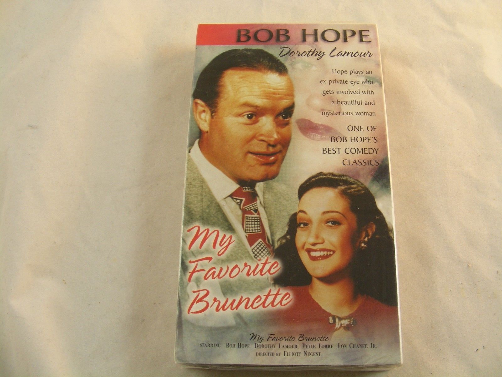 NEW My Favorite Brunette (VHS) Bob Hope Dorothy Lamour (B&amp;W,1947) FACTOR... - $1.49