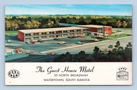 Guest House Motel Watertown South Dakota SD UNP Chrome Postcard N15 - £3.09 GBP