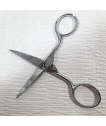 Vintage Real Silk Hosiery Mills scissors chrome metal sewing notion tool... - $190.06 MXN