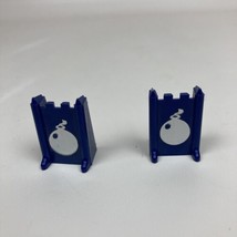 2 Blue Bomb 1970 Milton Bradley Stratego Game Replacement Pieces - $4.94