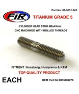 TITANIUM CYLINDER HEAD STUD BOLT M8x43mm KTM HUSQVARNA HUSABERG SX EXC 1... - $16.80