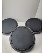 Lot of 3 Alesis / Simmons 8&quot; surface 10&quot; outer dem Drum Pad Tom SD7K SD5... - £73.99 GBP