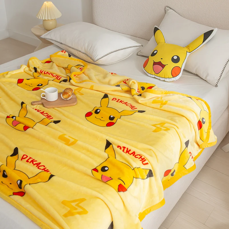 Pokemon Cartoon Anime Pikachu Psyduck Eevee Figures Home Sofa Lunch Break Warm - £21.20 GBP+