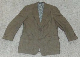 Mens Suit Jacket Austin Reed Brown Tweed Single Breasted Blazer-size 40R - £27.66 GBP