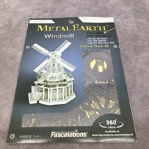 Fascination Metal Earth Windmill Silver Edition 3D Laser Cut Models - £5.47 GBP