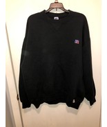 Vintage Russell Athletic SZ XXL Black  Pullover Sweatshirt Made In USA C... - £15.45 GBP