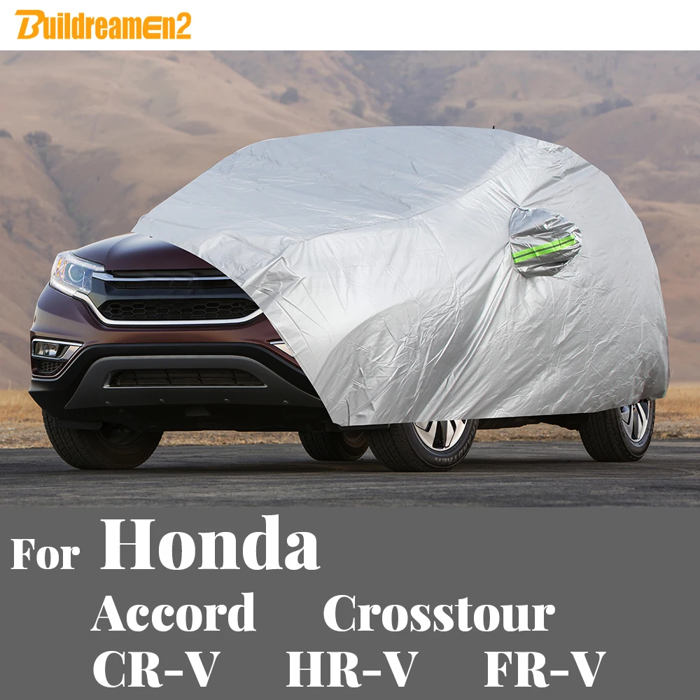Car Cover Indoor Outdoor Sun Snow Rain Wind Protect Cover Dustproof For Honda - £43.02 GBP+