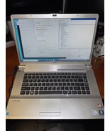 VINTAGE Sony VAIO 17&quot; vgn-fw590fvb Intel P8700 2.53ghz 4GB ram 500GB HD ... - $2,768.12 MXN