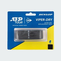 Dunlop ATP Viper-Dry Cushion Grip 1.8mm Tennis Racket Grip Black NWT 103... - $24.63 CAD