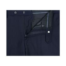 Men Renoir Suit Super 140s Soft Wool 2Button Side Vent Classic Fit 508-19 Navy image 8