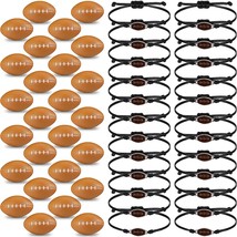 48 Pieces Football Party Favor Sports Birthday Supplies Set 24 Inspirational Foo - £32.76 GBP