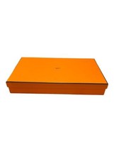 Authentic Hermes Empty Gift Accessory Box w/ tissue 13.5&quot; x 8&quot; x 2.25&quot; Scarf - £37.36 GBP