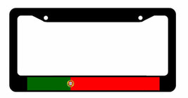 Portugal Flag Country Stripe Racing Car Truck License Plate Frame - £9.37 GBP