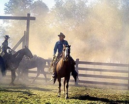 Nevada Smith McQueen as max Sand riding horse on ranch 24x30 Poster - $29.99