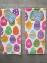 Easter 2 Fun Bright Cute Chick Soft Hand Towels 15&quot; X 25&quot; Kitchen/Bathroom New! - £7.85 GBP