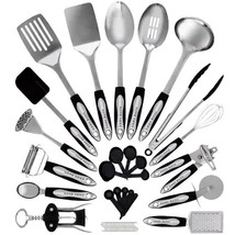 Home Hero 41 Piece Stainless Steel Kitchen Utensils Set, New in Box - £18.34 GBP