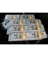 10,000 $ - Prop Money Full Print 1:1 COPY 100 Dollars Bills Real Looking... - £8.48 GBP