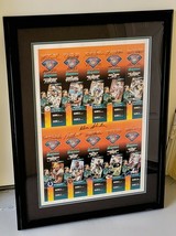 Miami Dolphins MULTI-SIGNED Framed &#39;94 Ticket Sheet With 11 Signs - Shula Marino - $692.95