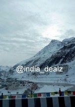 Digital Image Picture Photo Pic Sissu Valley India snow mountains clouds... - $1.00