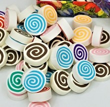 Dollhouse Sweets Minis 1:6, Polymer Licorice Swirls, Small Gift For Kids - £6.33 GBP+
