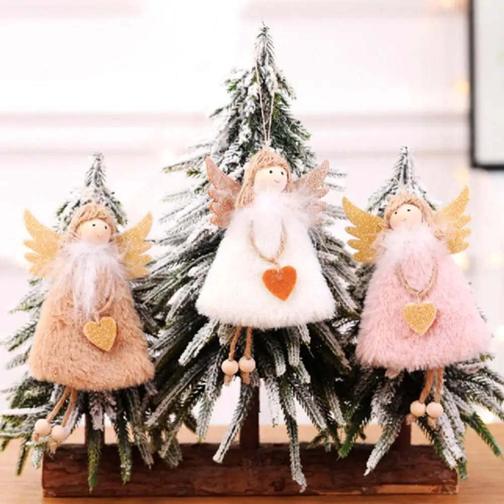 House Home Angel Doll Christmas Ornaments Merry Christmas Decorations for House  - £20.15 GBP