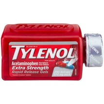 Tylenol Rapid Release Extra Strength Acetaminophen 500mg 290 Gelcap EXP ... - $459.21 MXN