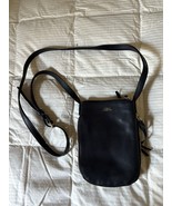 Vince Camuto Women&#39;s Black Solid Leather Small Crossbody With Adjustable... - $557.00 MXN