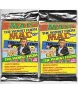 The Worst From Mad Trading Cards Two Packs SEALED UNOPENED 1992 Lime Rock - £2.35 GBP