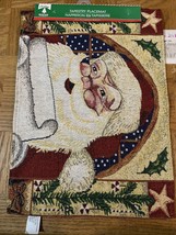 Christmas House Christmas Tapestry Placemat Santa - $49.38
