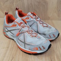 The North Face Women’s Sneakers Size 9.5 M running Shoes Orange Gray Casual - £25.53 GBP