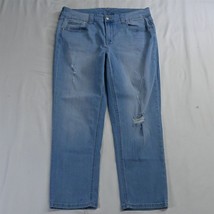 Seven7 by Melissa McCarthy 14W Girlfriend Light Denim Womens Jeans - £11.94 GBP
