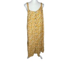 SO XL Yellow Floral Maxi Dress - £11.45 GBP
