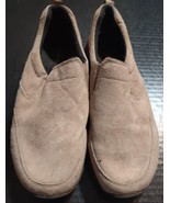 LL Bean Suede Slip On Loafers Casual Moccasin Shoes 081806 Girls Youth S... - $277.88 MXN