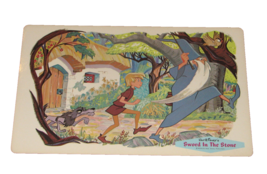 Vintage Walt Disney Placemat 1960’s Sword In The Stone Merlin Arthur - $9.88