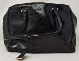 Kate Spade Cow Leather Bowler Bag Purse Black Handbag - £79.62 GBP
