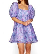 Buddylove lyla puff sleeve baby doll dress in Ripple - £57.93 GBP