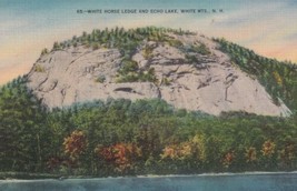 White Horse Ledge Echo Lake White Mountains New Hampshire NH Postcard A10 - £2.39 GBP