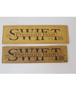 HO FREIGHT CAR SIDES CARDSTOCK FOR KITS PAIR SWIFT HAM SRL 1944 H50 - $51.97 MXN