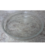 Clear Round Roaster Casserole Dish 13 3/4W&quot; X 2 3/8H&quot; MARKED Y04 CLEAN N... - $186.36 MXN