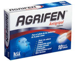 Agrifen~High Quality OTC Adult Relief of Fever &amp; Strong Cold~10 Tablet Box - $21.01