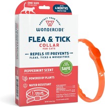 Wondercide Flea and Tick Collar for Cats-Peppermint - £20.53 GBP