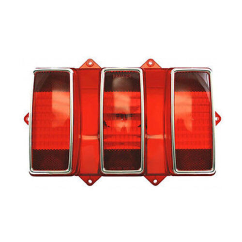 69 Ford Mustang Rear Tail Turn Signal Brake Light Lamp Lens w/ Stainless Trim Item image 3