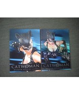 LOT OF 2 CATWOMAN (2004) PROMO CARDS - £0.74 GBP