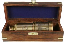 Maritime Brass Antique Vintage 20&quot; Victorian Marine Telescope Spyglass Gift - £30.64 GBP