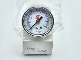 NEW Fair EB-19811-5 Pressure Gauge 2&quot; 1/4&quot; NPT 0-100Psi - $21.30