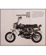 1973 Harley-Davidson ORIGINAL X-90 Shortster Trail Brochure 73 Motorcycles - £22.58 GBP